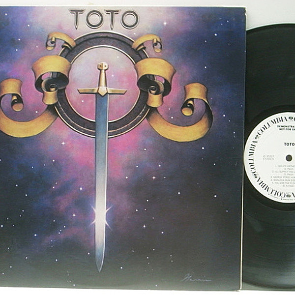 レコードメイン画像：激レア!! 白プロモ USオリジナル TOTO Same／1st デビュー ('78 Columbia) WHITE PROMO 宇宙の騎士 Georgy Porgy, Child's Anthem ほか