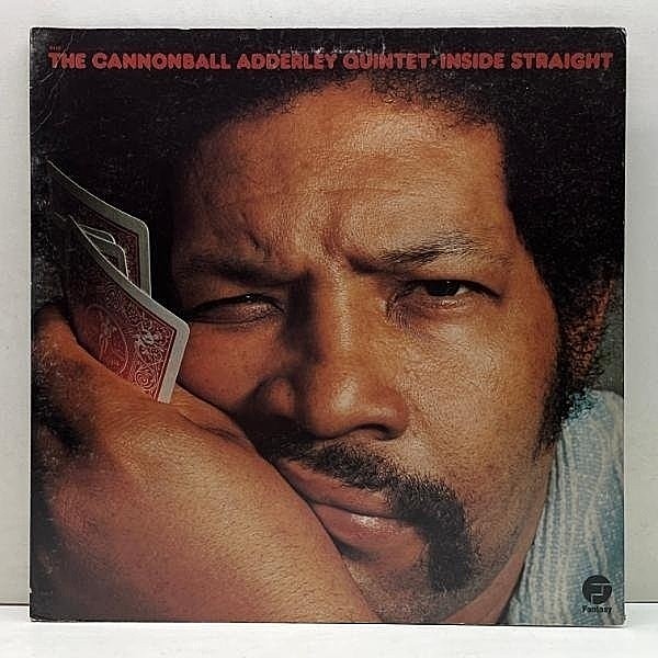 レコードメイン画像：Cut無し!美盤! USオリジナル CANNONBALL ADDERLEY Inside Straight ('73 Fantasy) DAVID AXELROD prod. サンプリング ネタ