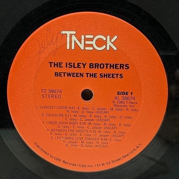 レア品 Blaque Ivory レコード ISLEY BROTHERS / Between The Sheets (LP) / T-Neck | WAXPEND