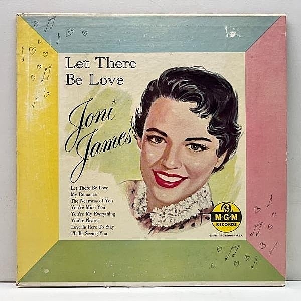 レコードメイン画像：【デビュー作】再生良好!! 10'' 原盤 FLAT USオリジナル JONI JAMES Let There Be Love ('53 MGM E 222) ジョニ・ジェームス 1st アルバム