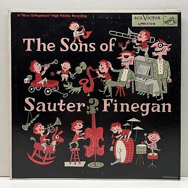 レコードメイン画像：美盤!! MONO 初版 ニッパー犬 深溝 USオリジナル SONS OF SAUTER FINEGAN w/ Nick Travis, Bobby Nichols, Joe Venuto, Bill Finegan