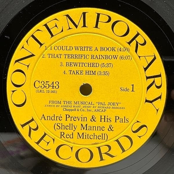 ANDRE PREVIN / Pal Joey (LP) / Contemporary | WAXPEND RECORDS