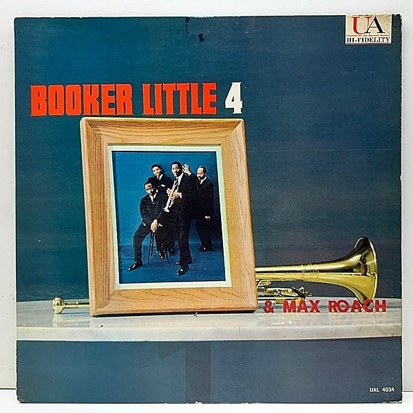 レコードメイン画像：Rare!! プロモ盤 USオリジナル MONO 深溝 BOOKER LITTLE 4 & Max Roach ('59 United UAL 4034) Promo 米モノラル DG ブッカー・リトル
