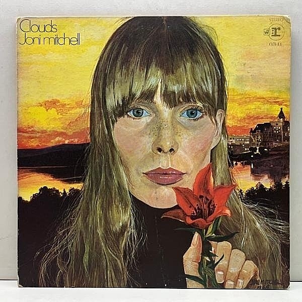 レコードメイン画像：	 極美盤!!【ざら紙】ゲートフォールド仕様 Wマーク無し US初期プレス JONI MITCHELL Clouds ('70 Reprise) ジョニ・ミッチェル 青春の光と影