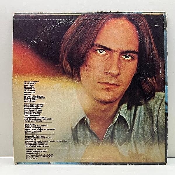 美品! 1970年発売 US盤 シュリンク付 ジェイムス・テイラー