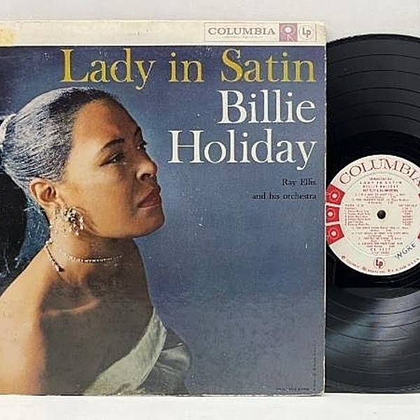 レコードメイン画像：Rare!! プロモ 1A MONO 6eye 深溝 USオリジナル BILLIE HOLIDAY Lady In Satin ('58 Columbia CL 1157) ビリー・ホリディ Promo 米モノラル