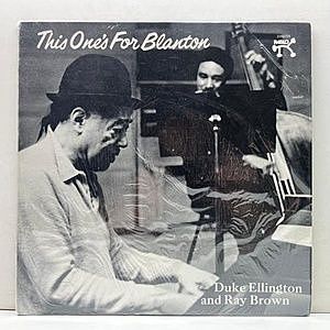 レコード画像：DUKE ELLINGTON / RAY BROWN / This One's For Blanton