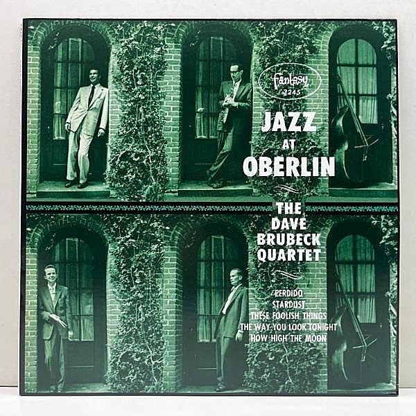 レコードメイン画像：美品!! DAVE BRUBECK QUARTET Jazz At Oberlin (Fantasy F-3-245) 米OJCリイシュー w/ PAUL DESMOND オハイオ州オバーリン大学でのライブ