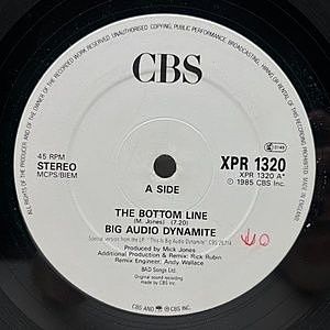 レコード画像：BIG AUDIO DYNAMITE / The Bottom Line