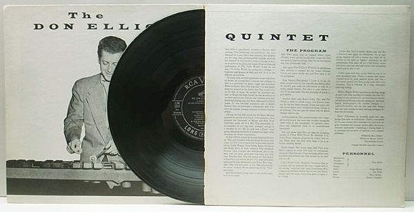 ジャズ・メロフォーン奏者Don Elliott のリーダーアルバム★オリジナル盤 DON ELLIOTT / The Don Elliott Quintet (LP) / RCA Victor