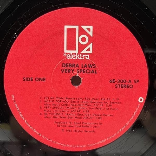 DEBRA LAWS / Very Special (LP) / Elektra | WAXPEND RECORDS