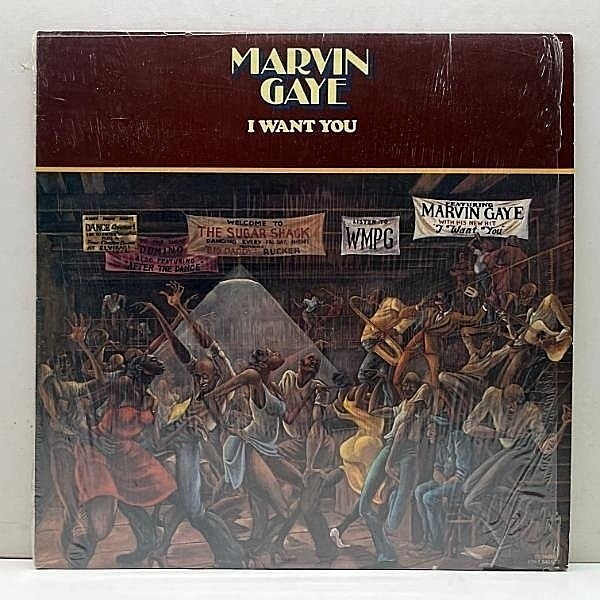 レコードメイン画像：シュリンク良好!! USオリジ MARVIN GAYE I Want You ('76 Tamla) JAY-Z サンプリング LEON WARE prod. || DAVID T. WALKER, DENNIS COFFEY