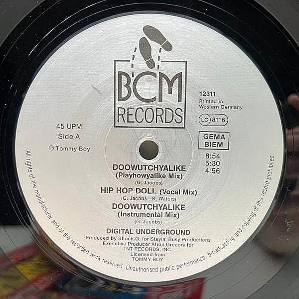 DIGITAL UNDERGROUND / Doowutchyalike (12) / BCM | WAXPEND