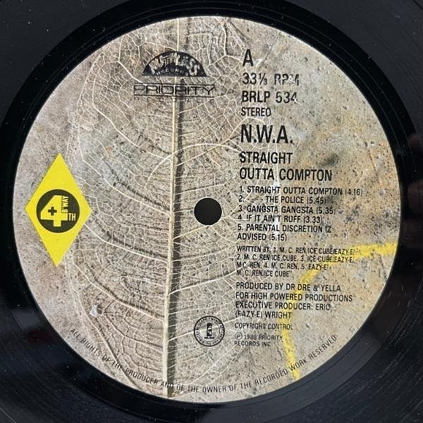 N.W.A / Straight Outta Compton (LP) / 4th & Broadway N.W.A / Straight Outta Compton (LP) / 4th & Broadway