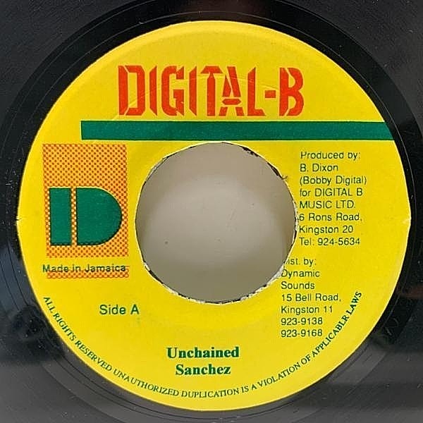 レコードメイン画像：【スタワン産BOB ANDY名曲・涙の重厚カヴァー】良好盤!! JAオリジナル 7インチ SANCHEZ Unchained ('92 Digital-B) サンチェス 45RPM.