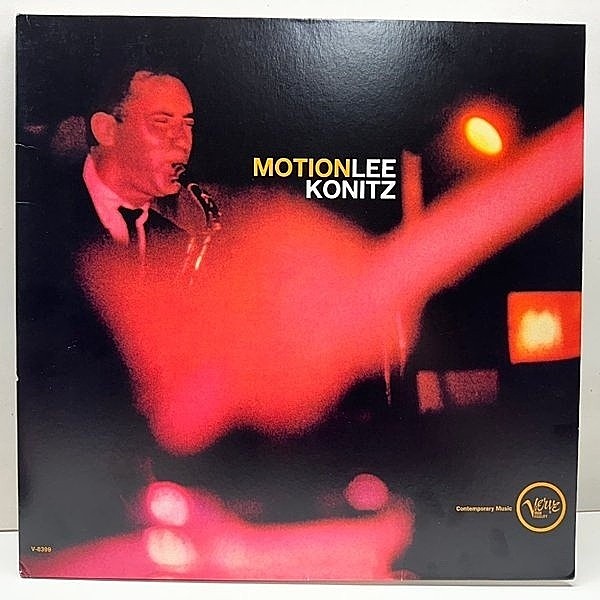 レコードメイン画像：【重量180g, 6P大判冊子】LEE KONITZ Motion (Verve V-8399) w/ Sonny Dallas, Elvin Jones リー・コニッツ 即興演奏の真髄