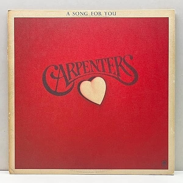 レコードメイン画像：USオリジナル 専用インナー 完品 CARPENTERS A Song For You ('72 A&M) ざら紙 封筒型特殊ジャケ 米 初回プレス LP カーペンターズ