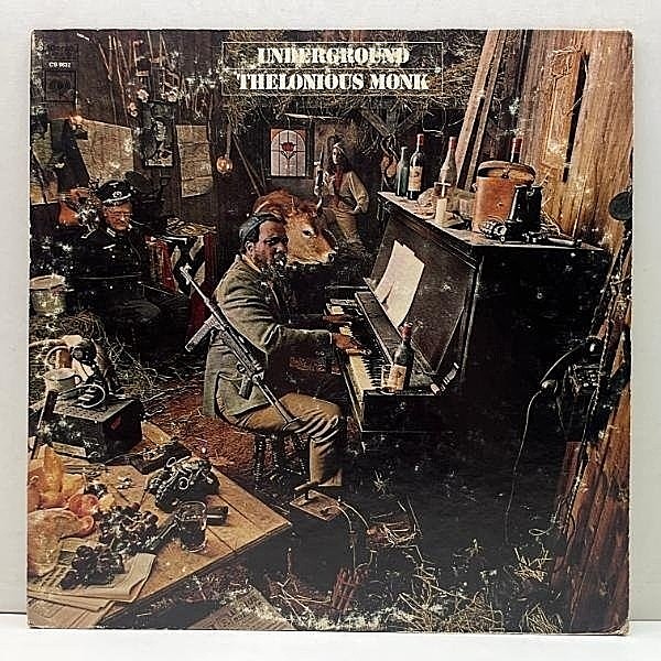 レコードメイン画像：USオリジナル 初版 1Aマト 白矢 360 2eyeラベル THELONIOUS MONK Underground ('68 Columbia) w/ Charlie Rouse ほか 村上春樹 推薦