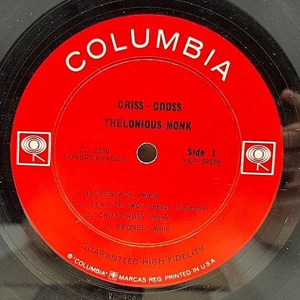 THELONIOUS MONK / Criss-Cross (LP) / Columbia | WAXPEND RECORDS
