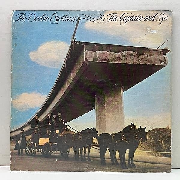 レコードメイン画像：USオリジナル 両面1マト 初版 緑ラベ DOOBIE BROTHERS The Captain And Me ('73 Warner) 代表曲 Long Train Runnin 収録 米 初回 LP