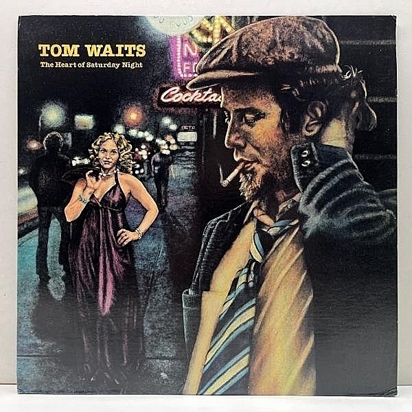 レコードメイン画像：レアな美品!! 初版 W無し 7E規格 USオリジナル TOM WAITS The Heart Of Saturday Night ('74 Asylum) トム・ウェイツ 土曜日の夜 LP