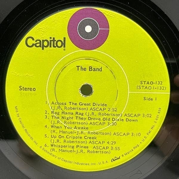 爆買いしたい THE BAND / The Band (LP) / Capitol | WAXPEND RECORDS 洋楽