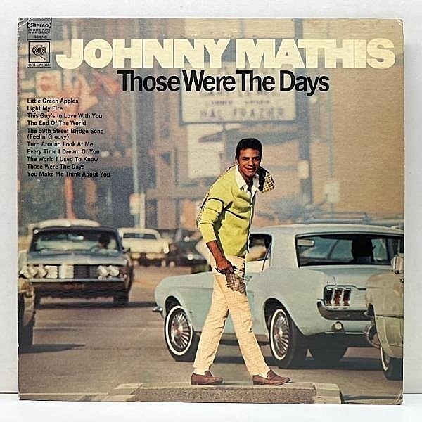 レコードメイン画像：美盤!! USオリジ 初版 白矢 2eyeラベ JOHNNY MATHIS Those Were The Days ('68 Columbia) ドアーズ Light My Fire 甘美SOFT ROCKカヴァー！