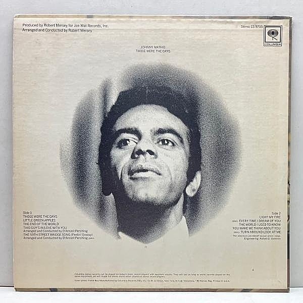 JOHNNY MATHIS / Those Were The Days (LP) / Columbia