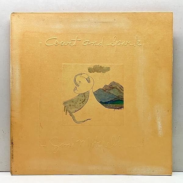 レコードメイン画像：良好!! USオリジナル【1973年表記 初版 Wマーク無し】JONI MITCHELL Court And Spark (Asylum) Larry Carlton, Tom Scott 米 初回プレス