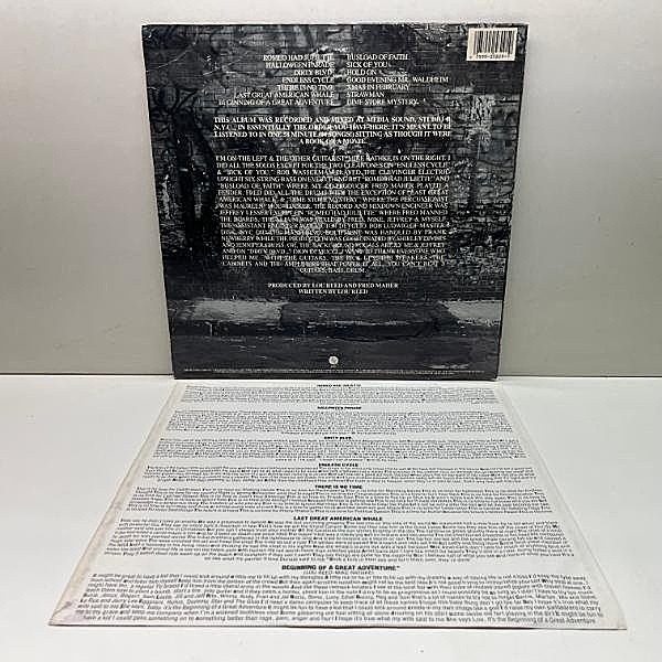 稀少USオリジナル美盤プロモNew YorkルーリードLou Reedレコード LOU REED / New York (LP) / Sire | WAXPEND RECORDS