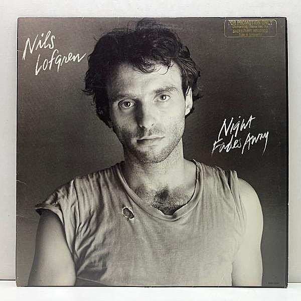 レコードメイン画像：プロモ 美盤!! USオリジナル NILS LOFGREN Night Fades Away ('81 Backstreet) w/ JEFF PORCARO, NICKY HOPKINS ポップロック AOR 名作 LP