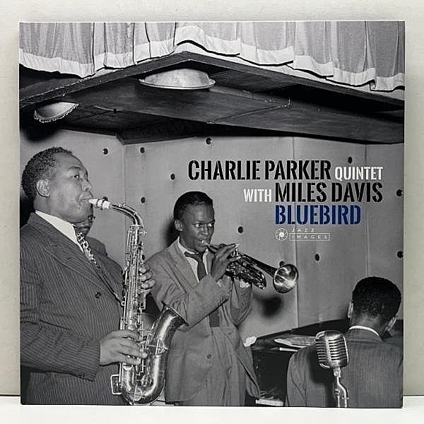 レコードメイン画像：【William Gottliebジャケット】CHARLIE PARKER With MILES DAVIS Bluebird (Jazz Images) 180g 重量盤 LP バードと若きマイルスの共演