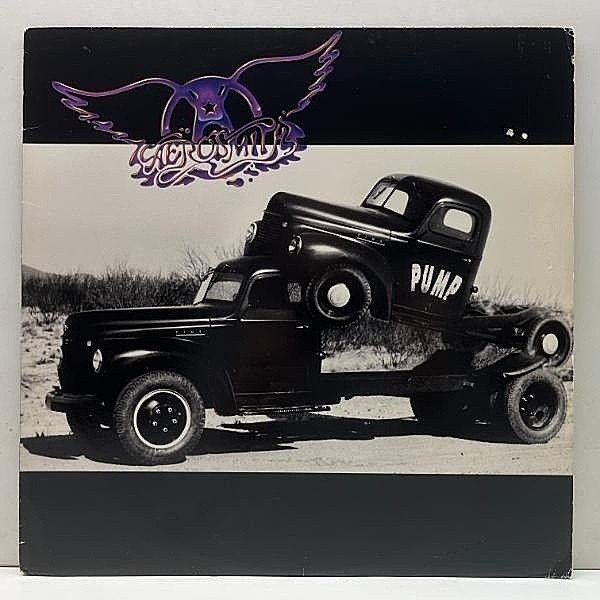 レコードメイン画像：希少 '89年アナログ USオリジナル AEROSMITH Pump (Geffen) 名曲 Love In An Elevator, Janie's Got A Gun ほか エアロスミス 米 LP 原盤