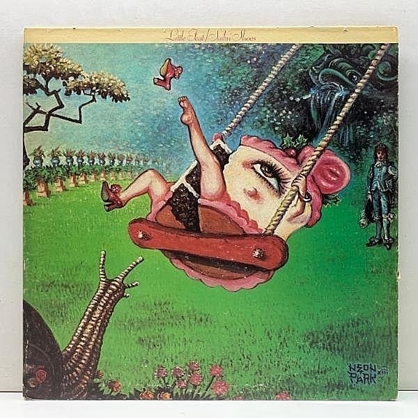 レコードメイン画像：良再生!! 米パームツリー LITTLE FEAT Sailin' Shoes ('72 Warner) 名曲 Willin' ほか アートワークはNeon Park！Lowell George