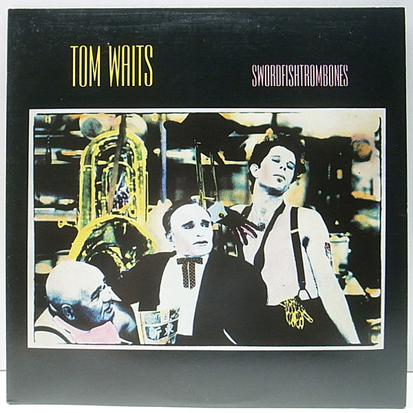 レコードメイン画像：美品 手書きKENDUN／SLM刻印 USオリジナル TOM WAITS Swordfishtrombones ('83 Island) 米SSW トム・ウェイツ LP 哀しみのソルジャー ほか