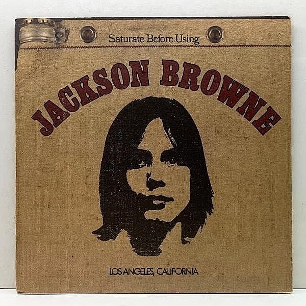 レコードメイン画像：Cut無し!良好! 初版 白ラベ Top-Open ザラ紙 USオリジナル JACKSON BROWNE Saturate Before Using ('72 Asylum) 1st デビュー LP