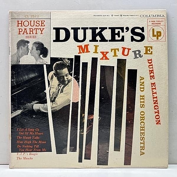 レコードメイン画像：10インチ USオリジナル MONO 6eye 深溝 DUKE ELLINGTON Duke's Mixture ('55 Columbia CL 2522) デューク・エリントン House Party Series