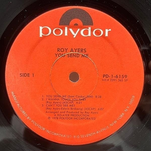 ROY AYERS / You Send Me (LP) / Polydor | WAXPEND RECORDS