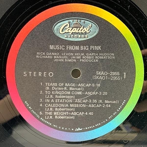 洋楽 MUSIC FROM BIG PINK LP Music From Big Pink: Band: Amazon.ca: Music