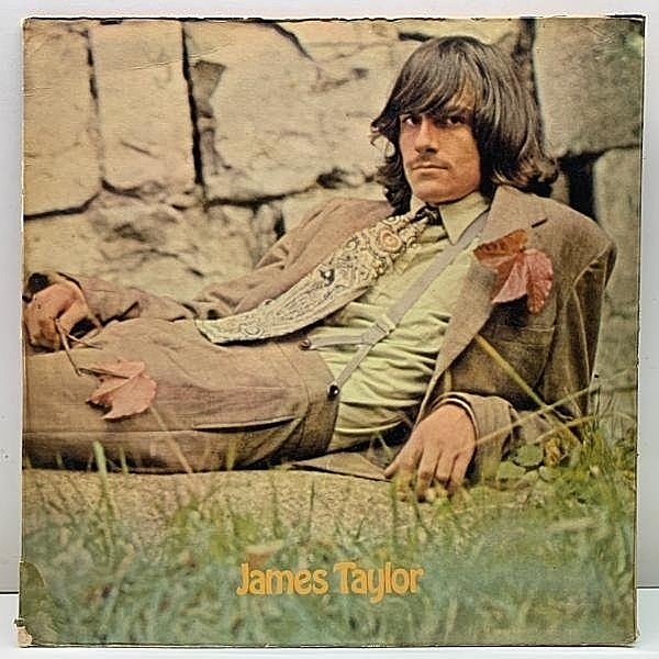 レコードメイン画像：美盤!! 初回 Yellow-font 英 UKオリジナル JAMES TAYLOR Same／1st デビューアルバム ('68 Apple) ビートルズ 参加 Carolina In My Mind 他