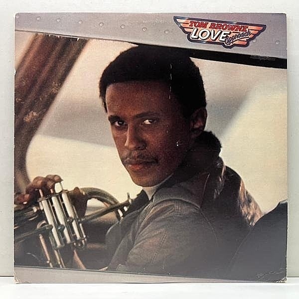 レコードメイン画像：【Funkin' For Jamaica (N.Y.) 収録】USオリジナル STERLING刻印 TOM BROWNE Love Approach ('80 Arista GRP) トム・ブラウン 名作 LP