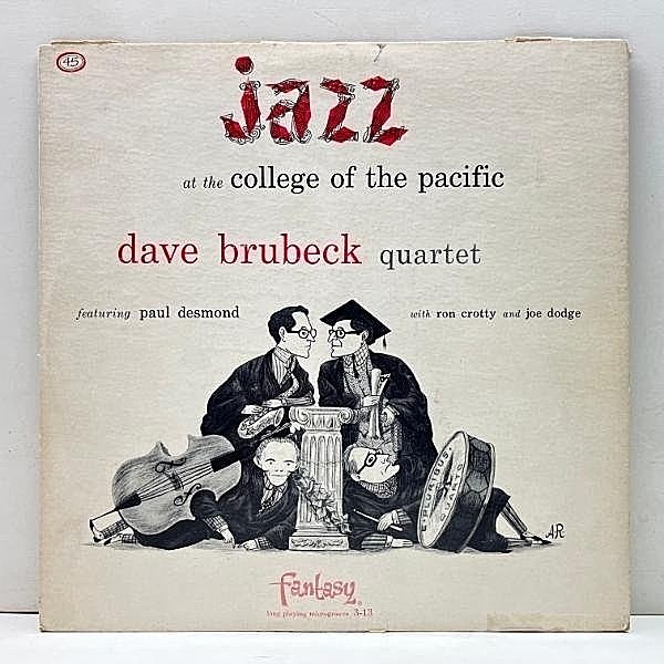 レコードメイン画像：USオリジナル 10インチ DAVE BRUBECK feat. PAUL DESMOND Jazz At The College Of The Pacific ('54 Fantasy 3-13) FLAT 深溝 MONO