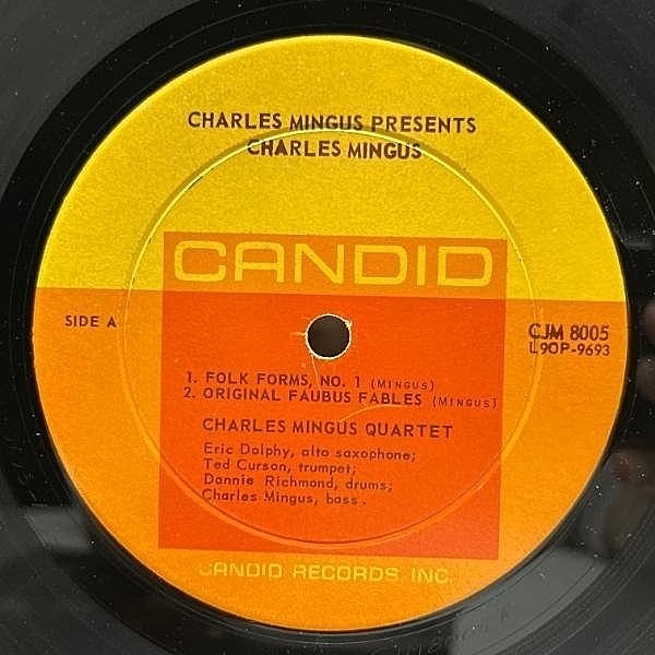 【中古】 Supreme Jazz チャールズ・ミンガス CHARLES MINGUS / Presents Charles Mingus (LP) / Candid