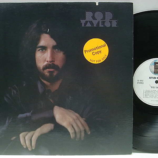 レコードメイン画像：プロモ 極美盤 白ラベ オリジナル ROD TAYLOR Same／1st ('73 Asylum) Jesse Davis, Ry Cooder, Joni Mitchell 錚々たる面子!!