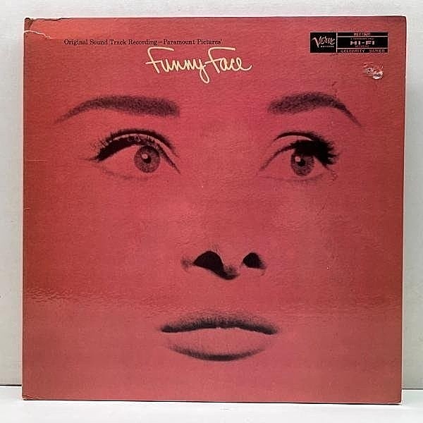 レコードメイン画像：【ヘップバーンのソロも抜群】USオリジナル MONO T字青ラベ 深溝 Funny Face パリの恋人 w/ AUDREY HEPBURN, FRED ASTAIR