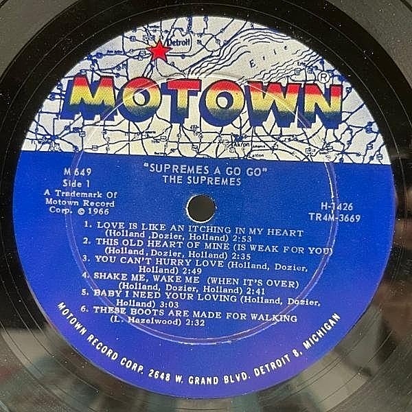 SUPREMES / A' Go-Go (LP) / Motown | WAXPEND RECORDS