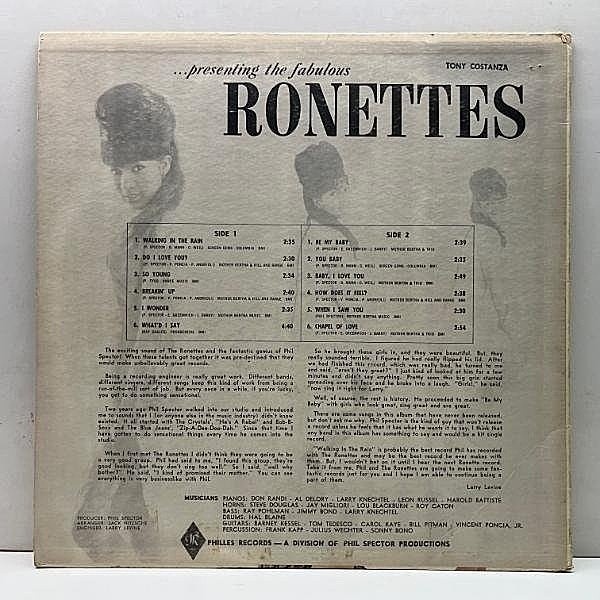 RONETTES / Presenting The Fabulous Ronettes Featuring Veronica (LP