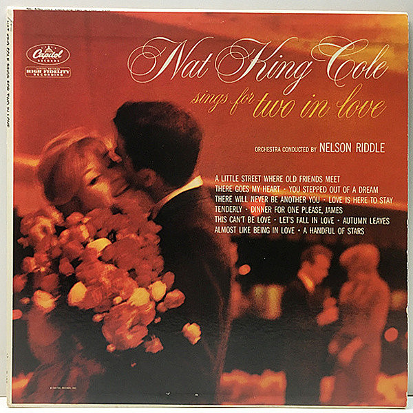 レコードメイン画像：良好!! 米 MONO 虹ツヤ NAT KING COLE Sings For Two In Love (Capitol T 420) バラッドから粋なスウィングまで最高の一枚 US初期プレス Lp