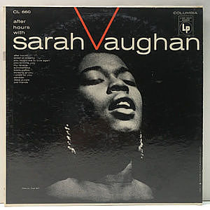 レコード画像：SARAH VAUGHAN / After Hours With Sarah Vaughan