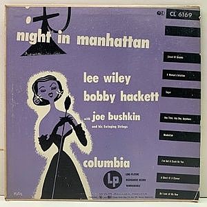 レコード画像：LEE WILEY / BOBBY HACKETT / JOE BUSHKIN / Night In Manhattan